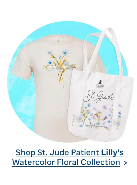 Shop St. Jude Patient Lilly’s Watercolor Floral Collection